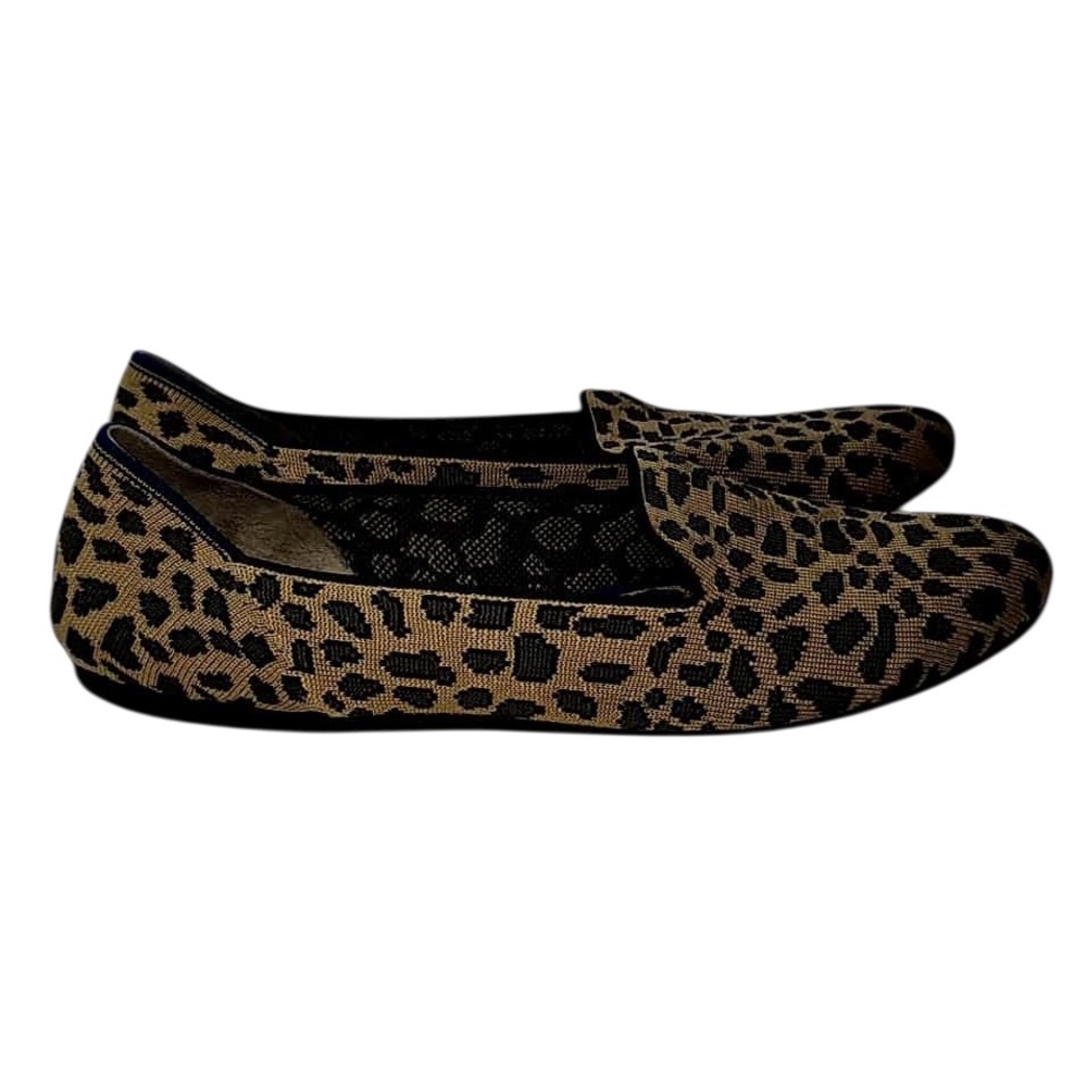 Rothys Leopard Print Women's Loafers 11.5